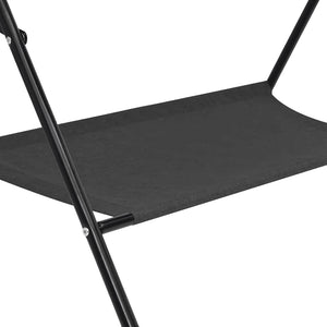 vidaXL Changing Table Anthracite Iron