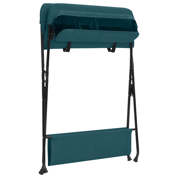 vidaXL Green Iron Changing Table
