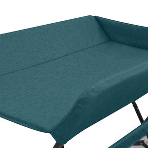 vidaXL Green Iron Changing Table