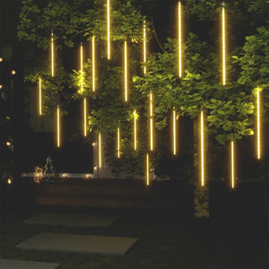 vidaXL LED Meteor Lights 20 pcs 50 cm Warm White 720 LEDs