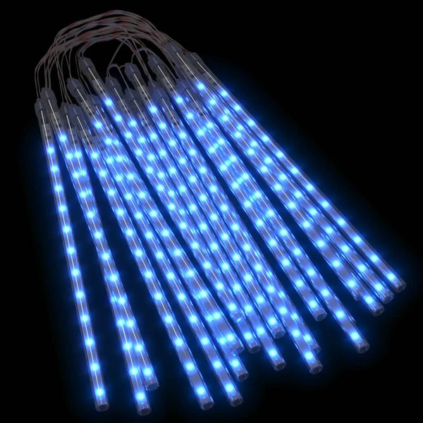 vidaXL LED Meteor Shower Lights 20 pcs. 30 cm Blue 480 LEDs
