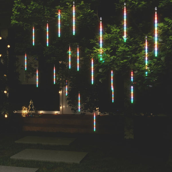 vidaXL 20 Pcs. LED Meteor Shower Lights 30 cm Multicolour 480 LEDs