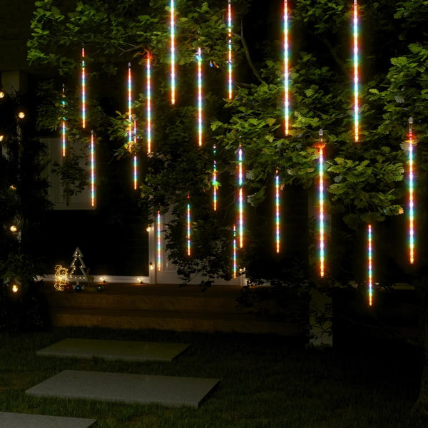 vidaXL LED Meteor Lights 20 pcs 50 cm Multicolored 720 LEDs
