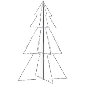vidaXL Cone-shaped Christmas Tree 200 LEDs Indoor Outdoor 98x150 cm