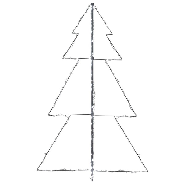 vidaXL Cone-shaped Christmas Tree 200 LEDs Indoor Outdoor 98x150 cm