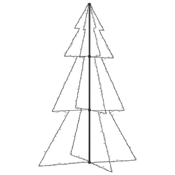 vidaXL Cone-shaped Christmas tree 240 LEDs Indoor Outdoor 118x180 cm