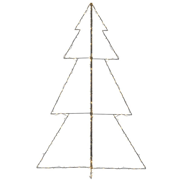 vidaXL Cone-shaped Christmas tree 240 LEDs Indoor Outdoor 118x180 cm