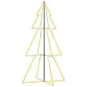 vidaXL Cone-shaped Christmas Tree 300 LEDs Indoor & Outdoor 120x220cm