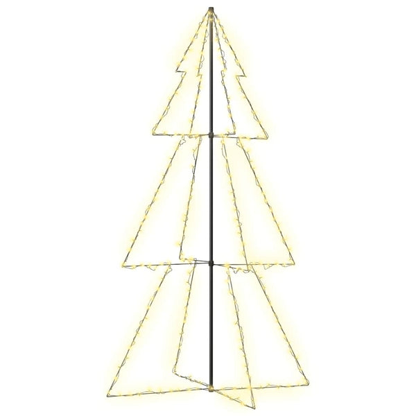 vidaXL Cone-shaped Christmas Tree 300 LEDs Indoor & Outdoor 120x220cm