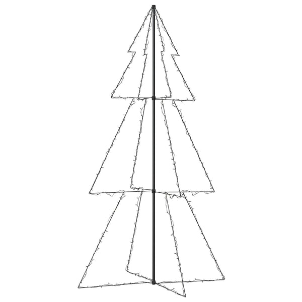 vidaXL Cone-shaped Christmas Tree 300 LEDs Indoor & Outdoor 120x220cm