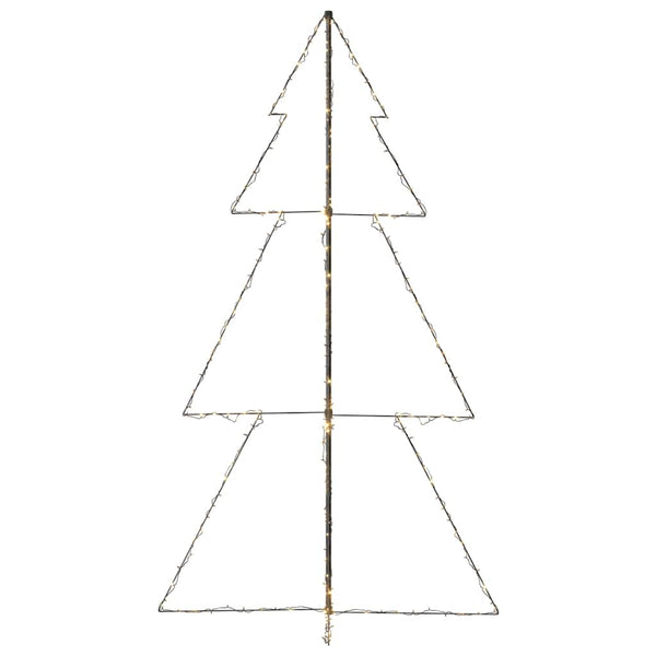 vidaXL Cone-shaped Christmas Tree 300 LEDs Indoor & Outdoor 120x220cm