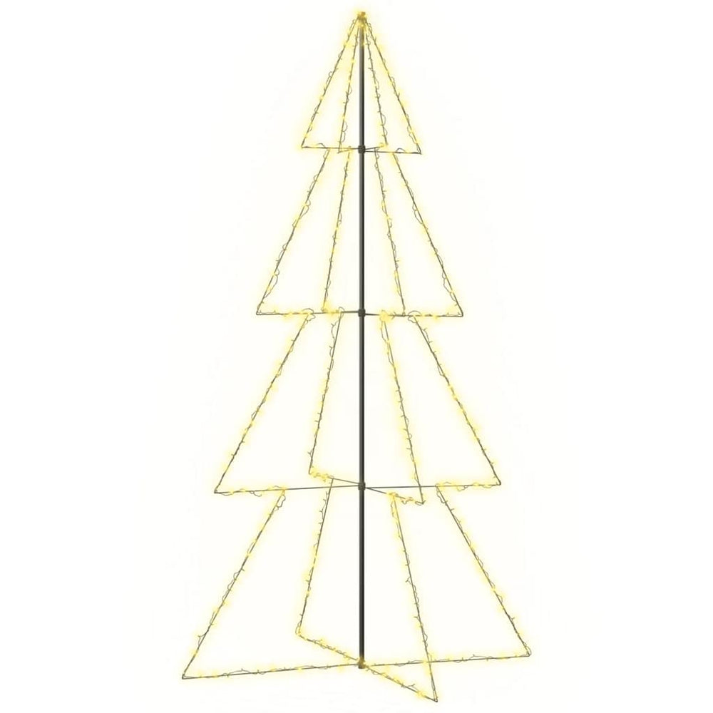 vidaXL Cone-shaped Christmas Tree 360 LEDs Indoor Outdoor 143x250 cm