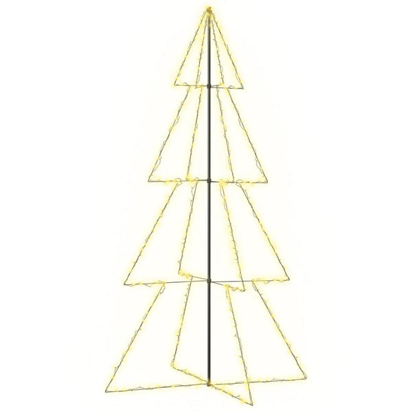 vidaXL Cone-shaped Christmas Tree 360 LEDs Indoor Outdoor 143x250 cm