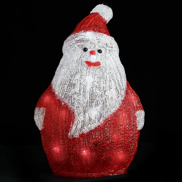 vidaXL Acrylic LED Santa Indoor and Outdoor 28 cm
