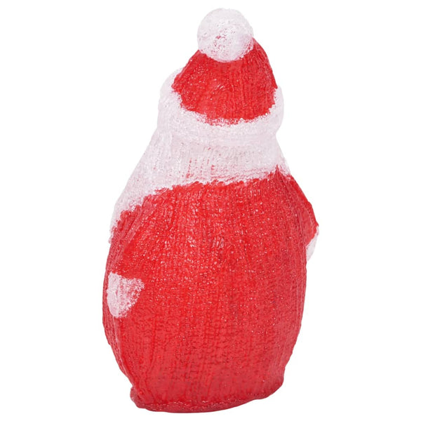 vidaXL Acrylic LED Santa Indoor and Outdoor 28 cm