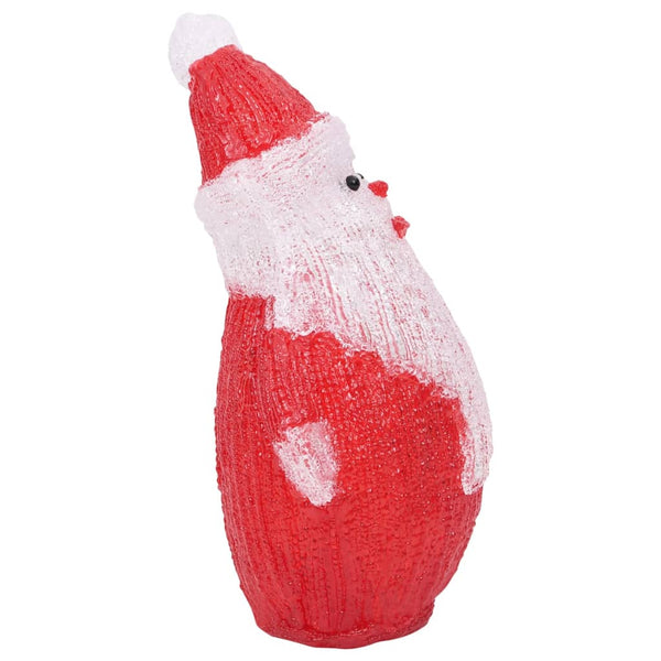 vidaXL Acrylic LED Santa Indoor and Outdoor 28 cm