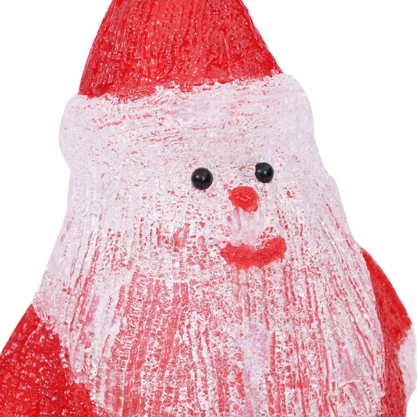 vidaXL Acrylic LED Santa Indoor and Outdoor 28 cm