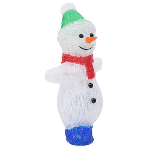 vidaXL LED Christmas Figure Snowman Acrylic Indoor and Outdoor 30 cm