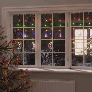 vidaXL String Lights Star and Moon Remote Control 138 LED Multicolored