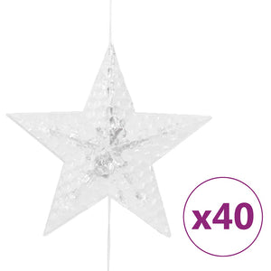 vidaXL LED Star Curtain Light Chain 200 LED Multicolor 8 Functions
