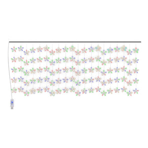 vidaXL LED Star Curtain Light Chain 500 LED Multicolored 8 Functions