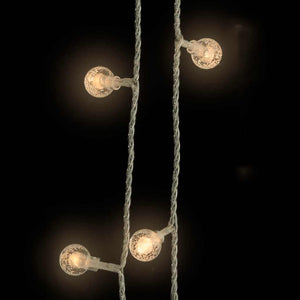 vidaXL Sphere String Lights 40 m 400 LED Warm White 8 Functions