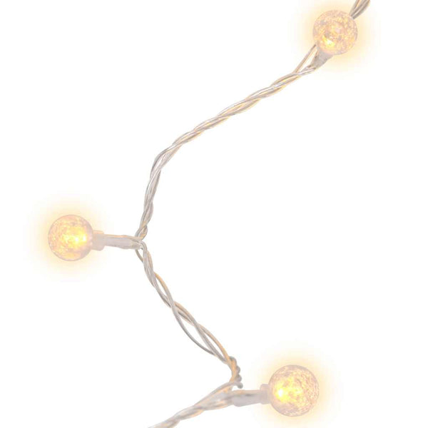 vidaXL Sphere String Lights 40 m 400 LED Warm White 8 Functions