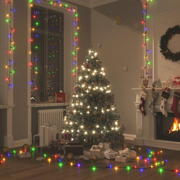 vidaXL 40m 400 LED Multicolored String Lights with 8 Lighting Effects