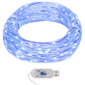 vidaXL LED String Lights 40 m 400 LED Blue 8 Functions
