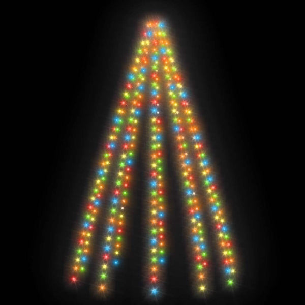 vidaXL Christmas Tree Net Lights with 250 LEDs Multicolored 250 cm