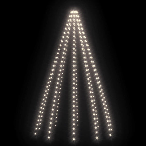 vidaXL Christmas Tree Net Lights with 300 LEDs Cool White 300 cm