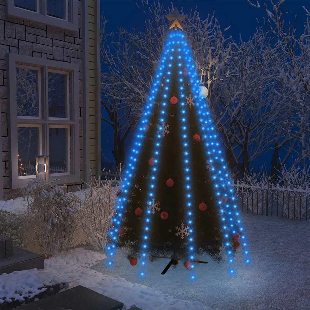 vidaXL Christmas Tree Net Lights with 300 Blue LEDs 300 cm