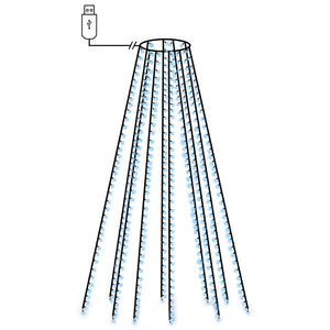 vidaXL Christmas Tree Net Lights with 400 Blue LEDs 400 cm