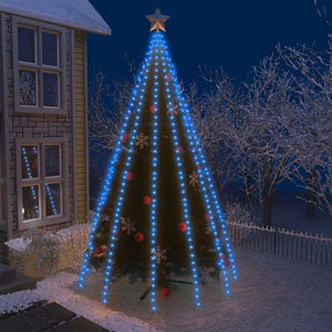 vidaXL Christmas Tree Lighting 500 LEDs Blue 500 cm