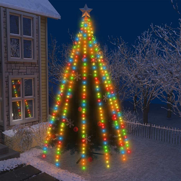 vidaXL Christmas Tree Lighting 500 LEDs Multicolored 500 cm