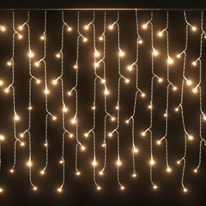 vidaXL LED Icicle String Lights 10 m 400 LED Warm White 8 Functions