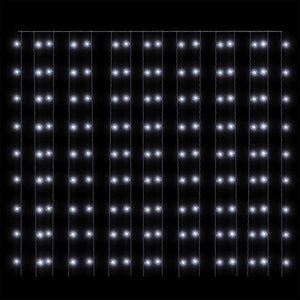 vidaXL LED Curtain Lights 3x3 m 300 LED Cold White 8 Functions