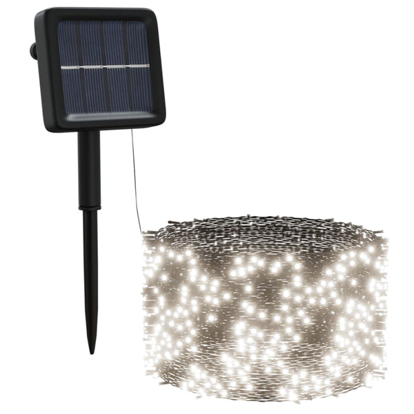 vidaXL Solar String Lights 5 pcs. 5x200 LED Cold White Indoor Outdoor