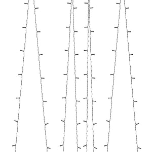vidaXL Solar String Lights 5 pcs. 5x200 LED Cold White Indoor Outdoor
