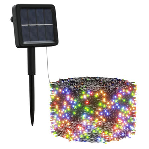 vidaXL Solar String Lights 5 pcs. 5x200 LED Multicolor Indoor Outdoor