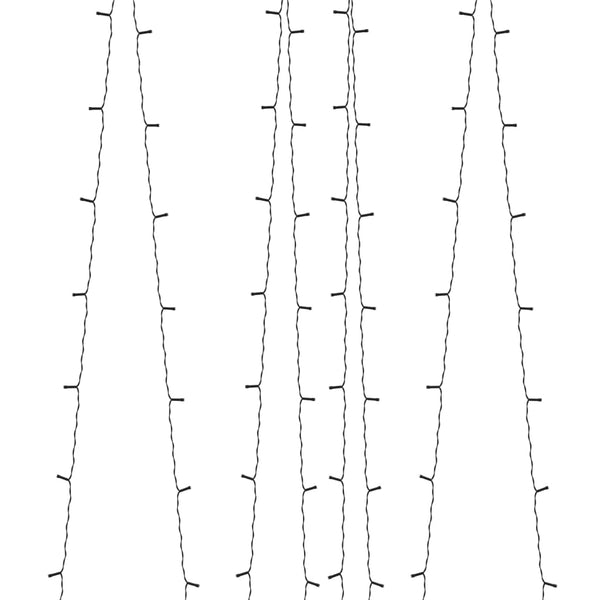 vidaXL Solar String Lights 5 pcs. 5x200 LED Multicolor Indoor Outdoor