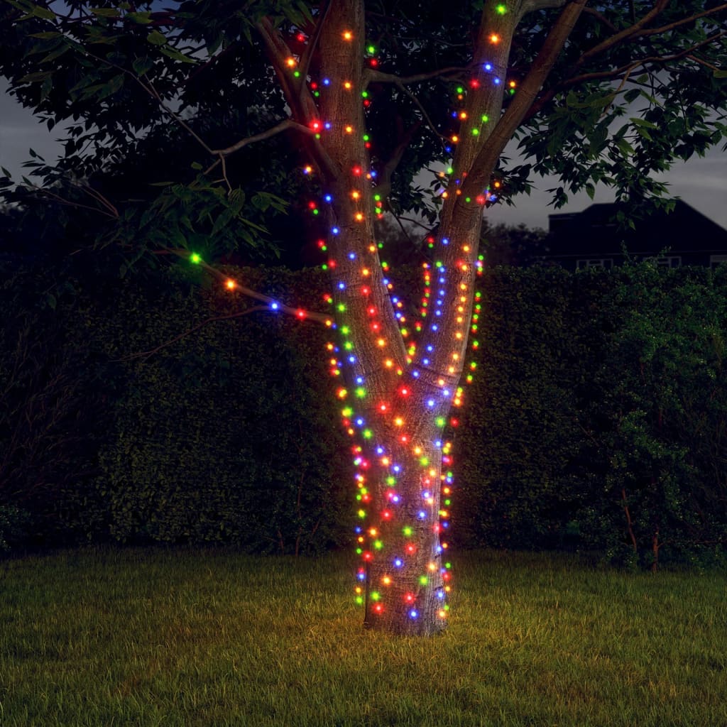 vidaXL Solar String Lights 5 pcs. 5x200 LED Multicolor Indoor Outdoor