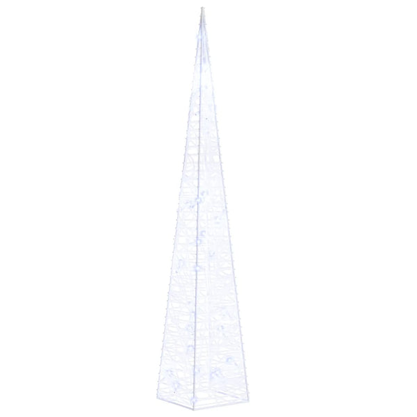 vidaXL LED Light Cone Acrylic Decoration 60 cm Blue