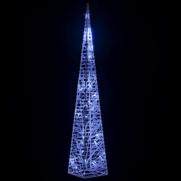 vidaXL LED Light Cone Acrylic Decoration 60 cm Blue
