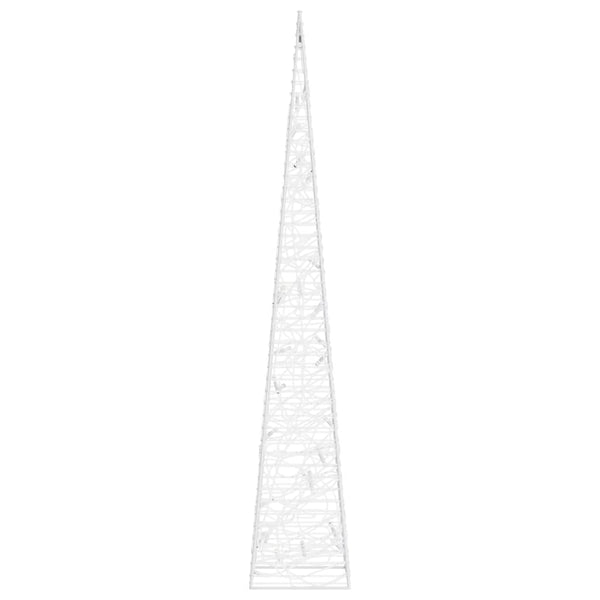 vidaXL LED Light Cone Acrylic Decoration 60 cm Blue