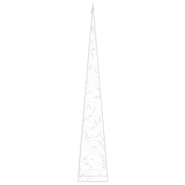 vidaXL Acrylic LED Light Cone Decoration Blue 90 cm