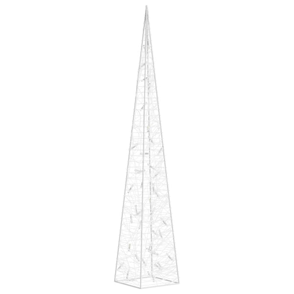 vidaXL LED Acrylic Cone Decoration Multicolored 90 cm