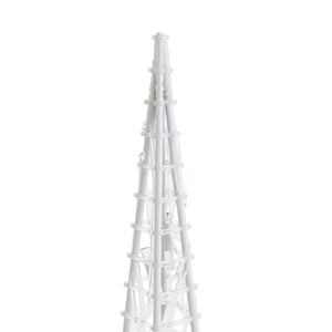 vidaXL LED Light Cone Set Acrylic Decoration Blue 30/45/60 cm