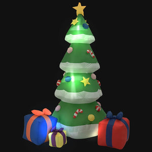 vidaXL LED Christmas Tree Christmas Decoration Indoor Outdoor 240 cm