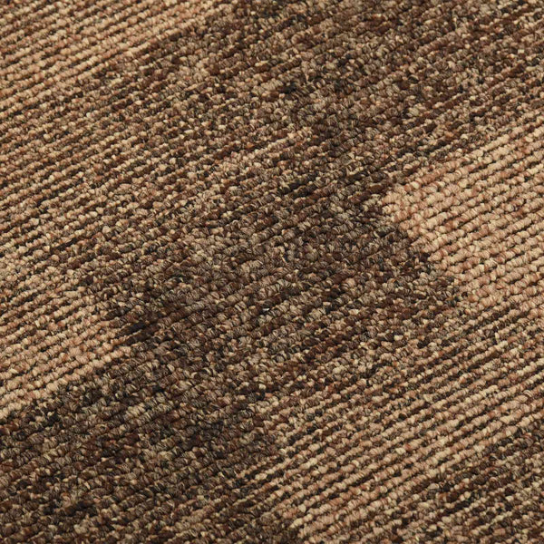 vidaXL Floor Carpet Tiles 20 pcs Brown 50 x 50 cm PP